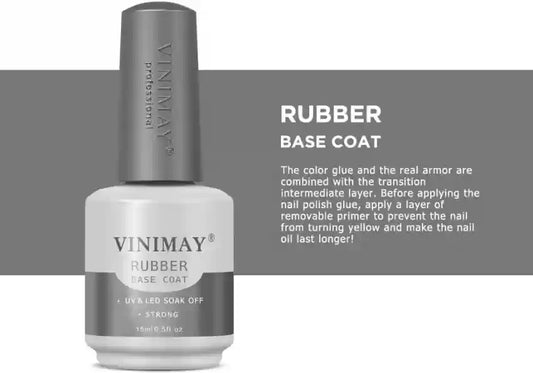 Rubber Base Coat Clear (15ml)