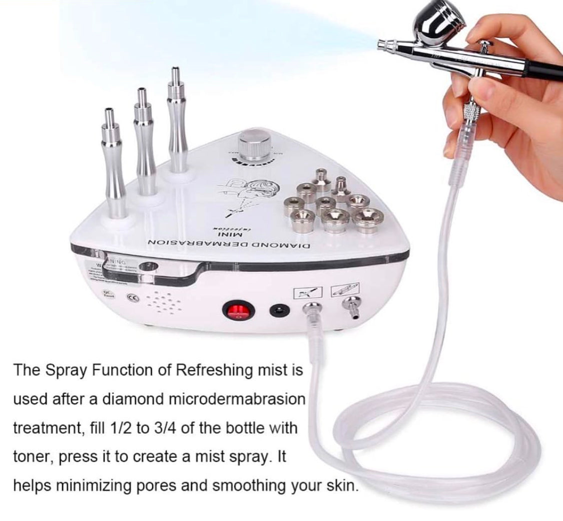 Diamond Dermabrasion with Oxygen Sprayer Gun