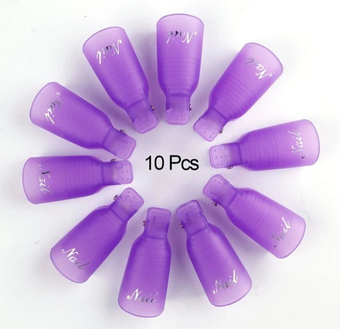 Soak Off Clips Gel Remover