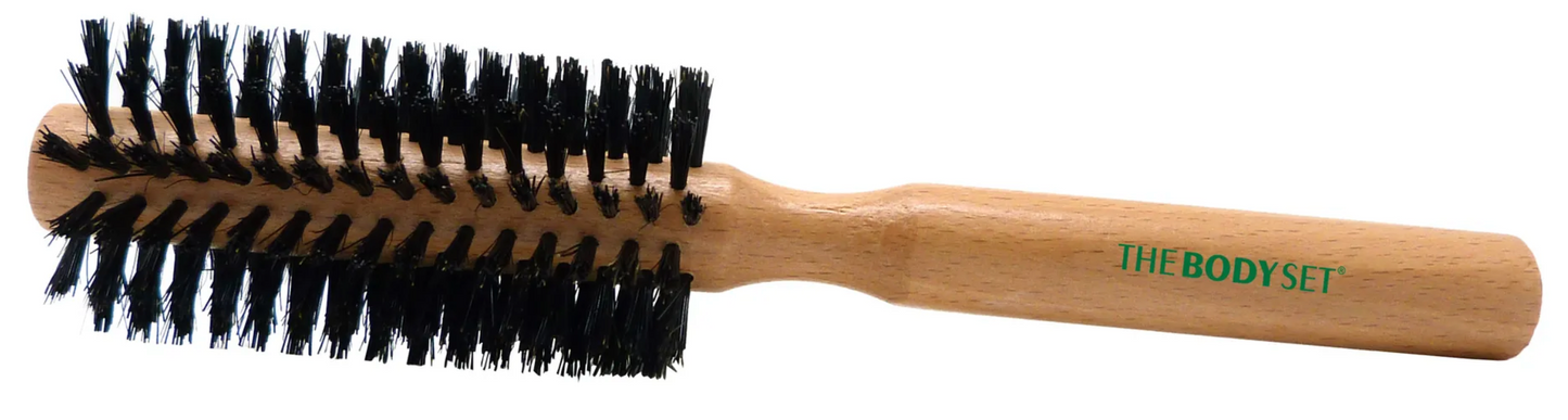Small Round Wooden Hair Brush-3045
